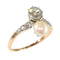 Bague 58 Bague de fiançailles 1895 en platine et or rouge 18K avec diamants 58 Facettes 22327-0067