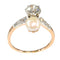 Bague 58 Bague de fiançailles 1895 en platine et or rouge 18K avec diamants 58 Facettes 22327-0067
