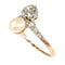 Bague 58 Bague de fiançailles 1895 en platine et or rouge 18K avec diamants 58 Facettes 22327-0067