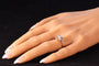Bague 56 Bague Belle Époque Art déco en or 14K et platine avec diamants 58 Facettes 24029-0362
