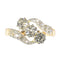 Bague 56 Bague Belle Époque Art déco en or 14K et platine avec diamants 58 Facettes 24029-0362