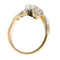 Bague 56 Bague Belle Époque Art déco en or 14K et platine avec diamants 58 Facettes 24029-0362