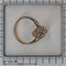 Bague 59 Bague marquise ancienne en or rose 18K et diamants 58 Facettes 23271-0585