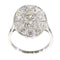 Bague 58 Bague Art déco années 1950 en platine et diamants 58 Facettes 24002-0085