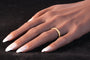 Bague 61 Alliance ancienne - Bague en or jaune 18K, vers 1700 58 Facettes 24121-0302