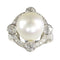 Bague 51 Bague Art déco 1920 en platine, perle et diamants 58 Facettes 24110-0137