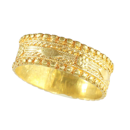 Bague 62 Alliance baroque en or jaune 18K, vers 1700 58 Facettes 24121-0313
