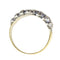 Bague 62 Époque victorienne - Bague alliance en or jaune 18K, argent et diamants 58 Facettes 24161-0040