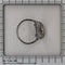 Bague 54 Art déco - Bague en platine avec diamants et rubis 58 Facettes 24289-0203