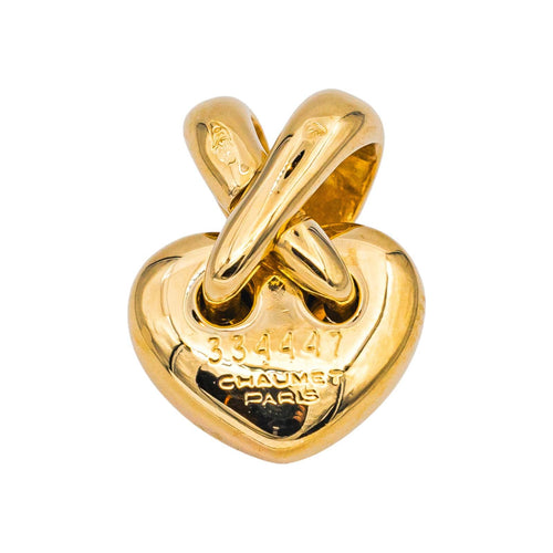 Pendentif Chaumet Cœur Liens - Pendentif en or jaune 18 carats 58 Facettes 5022400CN