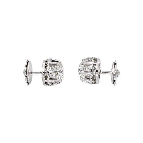 Boucles d'oreilles Boucles d'oreilles puces en or blanc et diamants 58 Facettes 4936104CN
