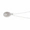 Collier Collier pendentif en or blanc 18 carats serti de diamants 58 Facettes 4673465RV