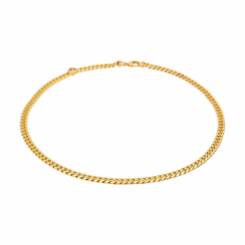 Collier Chopard Happy Diamonds - Collier maille gourmette en or jaune et diamant 58 Facettes 4799569CN