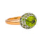 Bague 56 Pomellato Tabou - Bague en or rose et argent péridots 58 Facettes 4909527CN