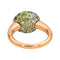 Bague 56 Pomellato Tabou - Bague en or rose et argent péridots 58 Facettes 4909527CN