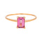 Bague 51 Ginette NY - Bague Mini Cocktail en or rose et topaze rose 58 Facettes 4915170RV