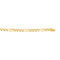 Collier Collier maille Figaro en or rose 18 carats 58 Facettes 4791188CN