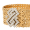 Bracelet Bracelet manchette en or jaune et or blanc, diamants 58 Facettes 1165771CN