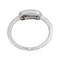 Bague 51 Messika Move Uno - Bague pavée en or blanc et diamants 58 Facettes 4993415CN