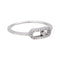 Bague 51 Messika Move Uno - Bague pavée en or blanc et diamants 58 Facettes 4993415CN