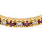 Bague 52 Alliance tour complet - Bague en or jaune rubis et diamants 58 Facettes 4958961CN