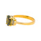 Bague 53 Bague en or jaune 18 carats avec tourmaline et diamants 58 Facettes 4309977CN