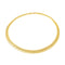Collier Collier maille anglaise en or jaune 18 carats 58 Facettes 4584704CN