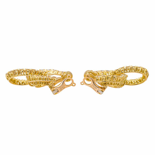 Boucles d'oreilles Piaget - Boucles d'oreilles en or jaune 18 carats et diamants 58 Facettes 3471586CN