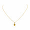 Collier Collier - Pendentif en or jaune avec citrine et diamant 58 Facettes 4719580CN