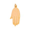 Pendentif Pendentif main de Fatma en or jaune 18 carats 58 Facettes 4712886CN