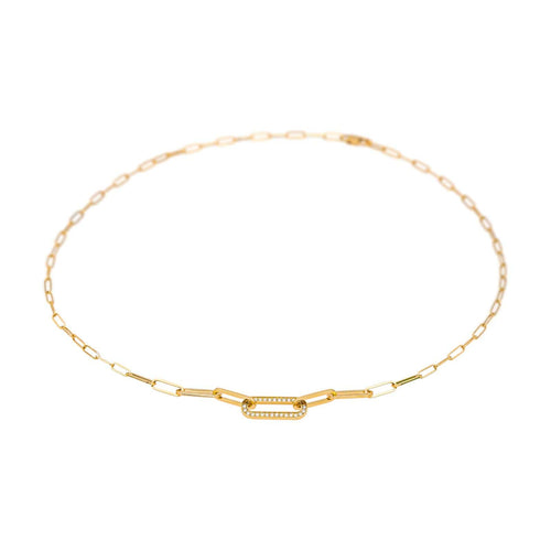 Collier Dinh Van Maillon - Collier en or jaune 18 carats et diamants 58 Facettes 4815888CN