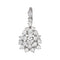Pendentif Pendentif en or blanc 18 carats serti de diamants 58 Facettes 4776442CN