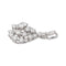 Pendentif Pendentif en or blanc 18 carats serti de diamants 58 Facettes 4776442CN