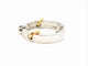 Boucles d'oreilles Asherali Knopfer - Créole en or blanc 18 carats et diamants noirs 58 Facettes 590022CN