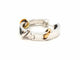 Boucles d'oreilles Asherali Knopfer - Créole en or blanc 18 carats et diamants noirs 58 Facettes 590022CN