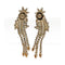 Boucles d'oreilles Boucles d'oreilles étoile filante en or jaune 14 carats et diamants 58 Facettes 1588527CN
