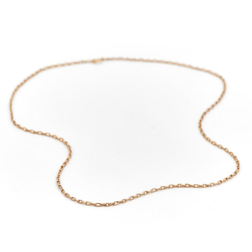 Collier Collier maille forçat en or jaune 18 carats 58 Facettes 1641726CN