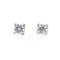 Boucles d'oreilles Boucles d’oreilles puces - Diamants taille brillant en or blanc 18 carats 58 Facettes 1931129CN
