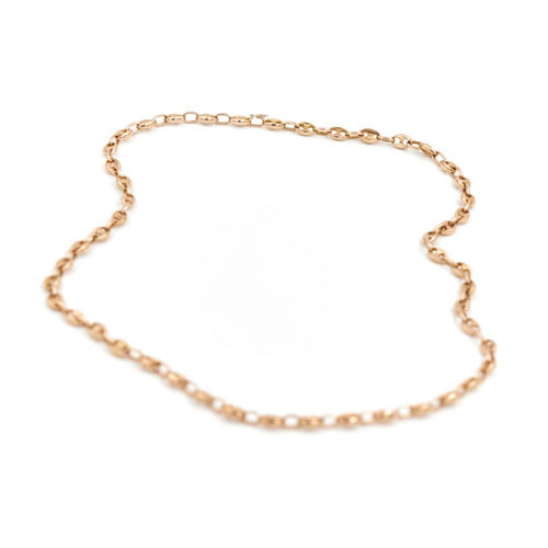Collier Collier maille grain de café en or jaune 58 Facettes 1660472CN
