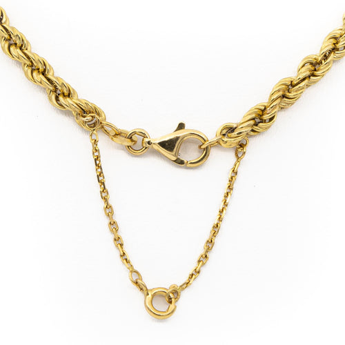 Collier Collier maille corde en or jaune 18 carats 58 Facettes 1696360CN