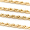 Collier Collier maille corde en or jaune 18 carats 58 Facettes 1696360CN