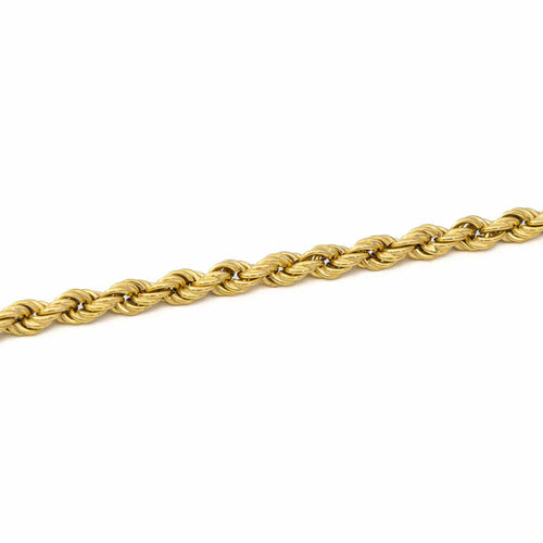 Collier Collier maille corde en or jaune 18 carats 58 Facettes 1696360CN