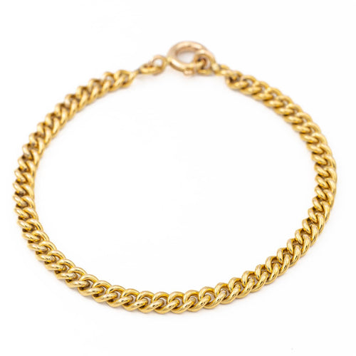 Bracelet Bracelet maille gourmette en or jaune 18 carats 58 Facettes 2024152CN