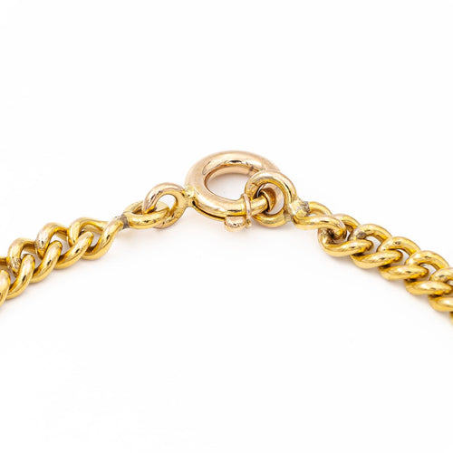 Bracelet Bracelet maille gourmette en or jaune 18 carats 58 Facettes 2024152CN