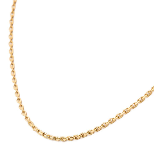 Collier Collier maille forçat en or jaune 18 carats 58 Facettes 2270823CN