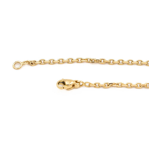 Collier Collier maille forçat en or jaune 18 carats 58 Facettes 2270823CN