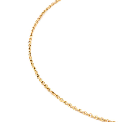 Collier Collier maille forçat en or jaune 18 carats 58 Facettes 2270823CN