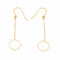 Boucles d'oreilles Transparence - Boucles d'oreilles pendantes en or jaune 18 carats 58 Facettes 578915RV