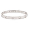 Bracelet Cartier Love - Bracelet jonc en or blanc et diamants 58 Facettes 2470646CN
