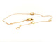 Bracelet Bracelet en or rose 18 carats avec diamant taille brillant 0,08 ct 58 Facettes 579014RV